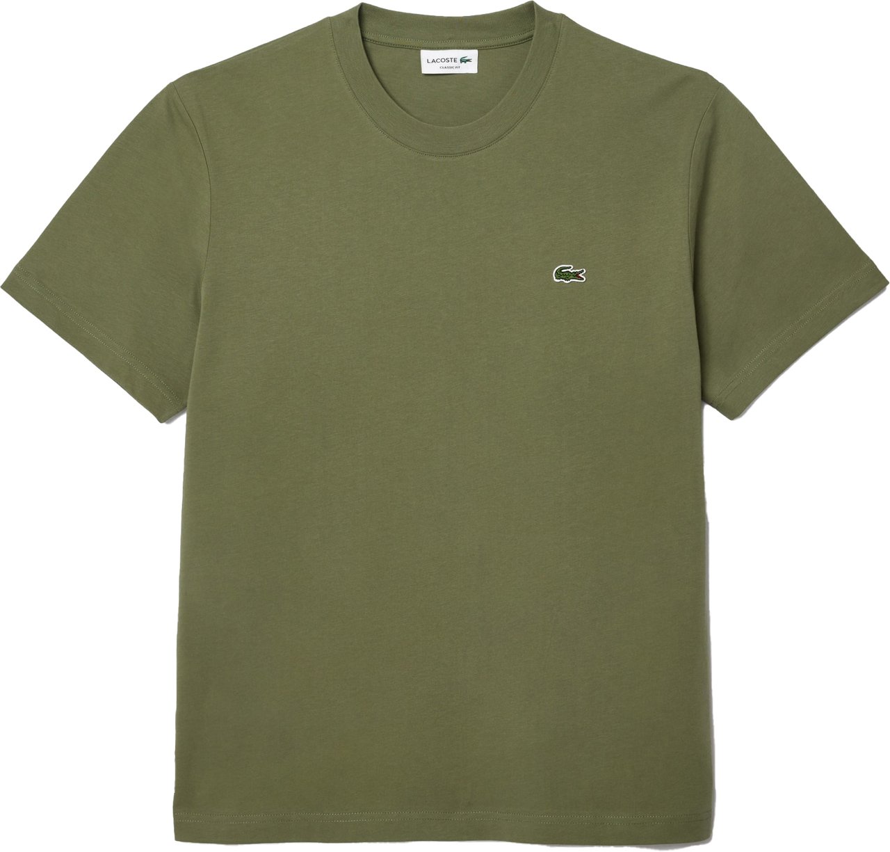 Lacoste Katoenen T-shirt Groen