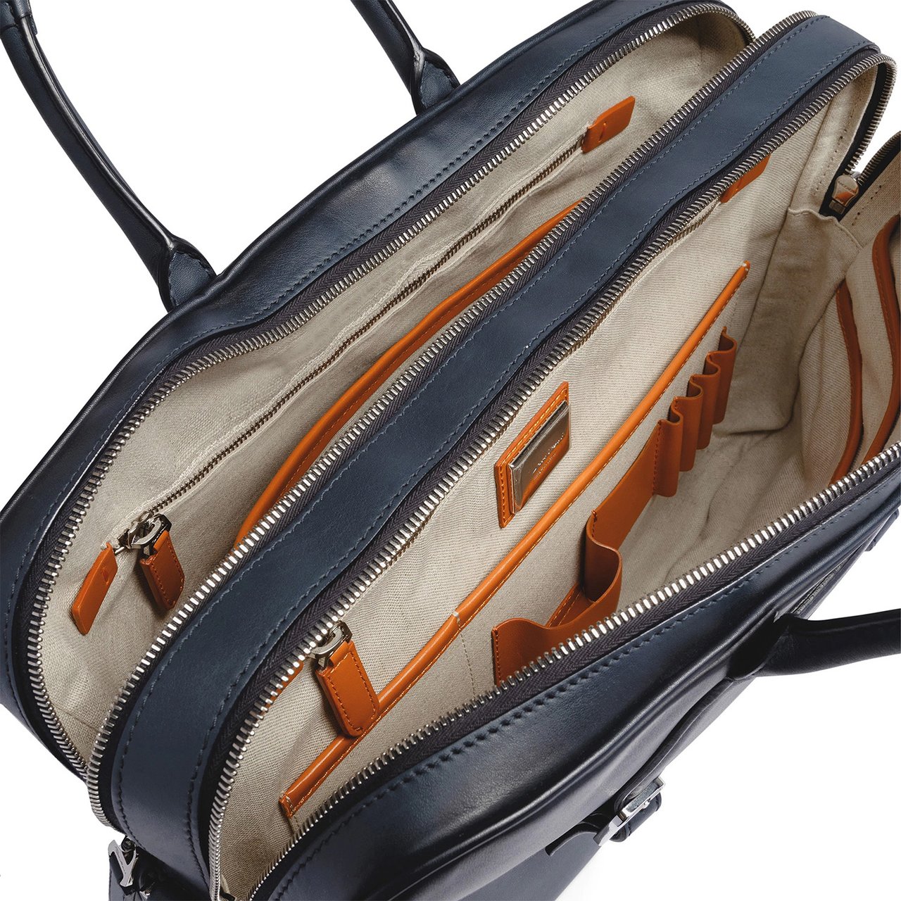 Santoni Laptoptas Donkerblauw Blauw