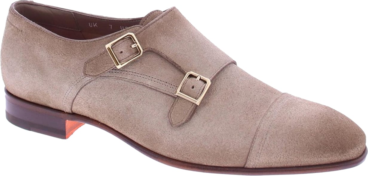Santoni Monk Taupe Beige