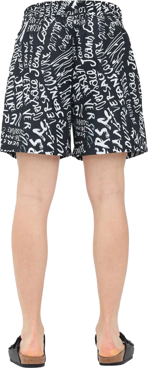 Versace Jeans Couture Swimshort Logomania Zwart