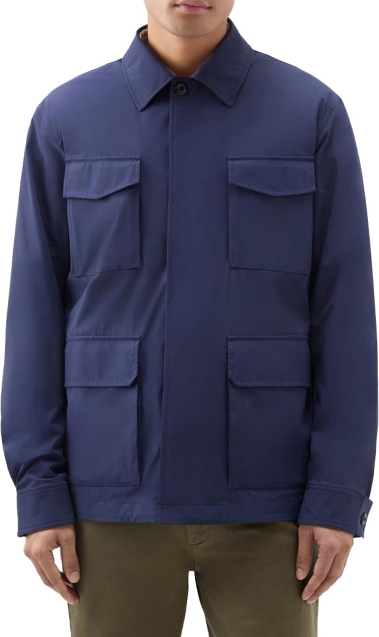 Woolrich Woolrich Matt Jackets Donkerblauw Cfwoou0894mrut3107 Blauw