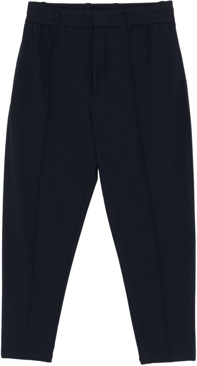 Emporio Armani Trousers Blue Blauw