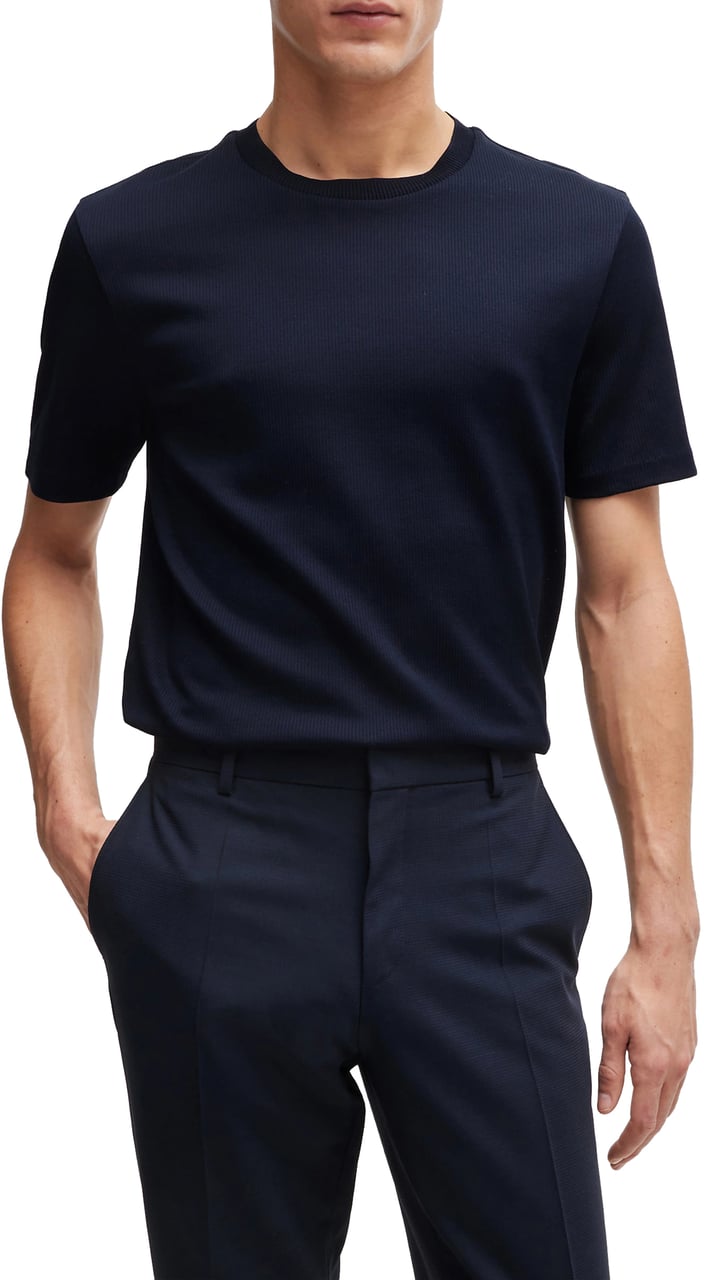 Boss Boss T-shirts And Polos Blue Blauw