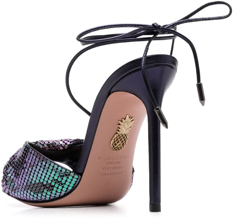 Aquazzura Sandals Petroleum Blauw