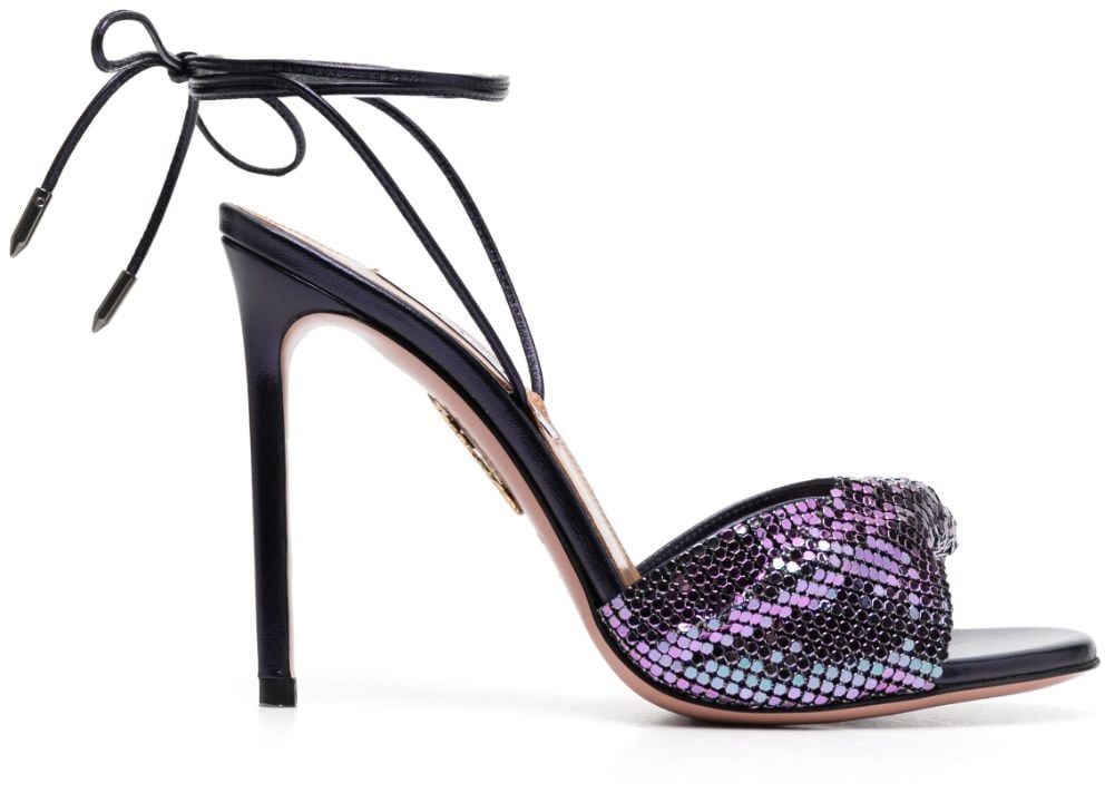 Aquazzura Sandals Petroleum Blauw