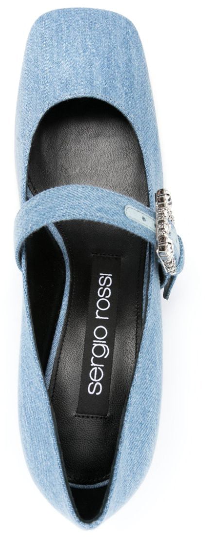 Sergio Rossi With Heel Blue Blauw
