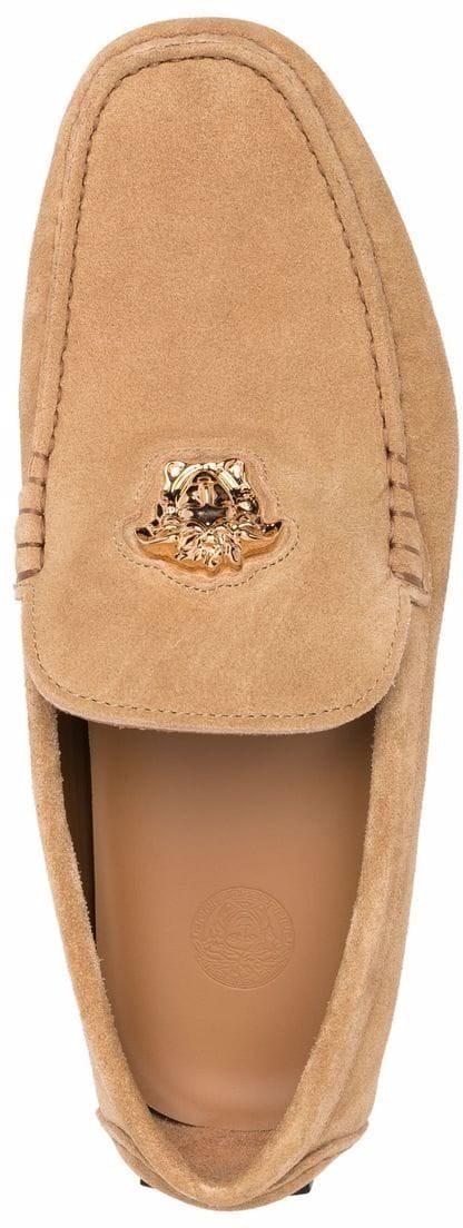 Versace Flat Shoes Sandgold Goud