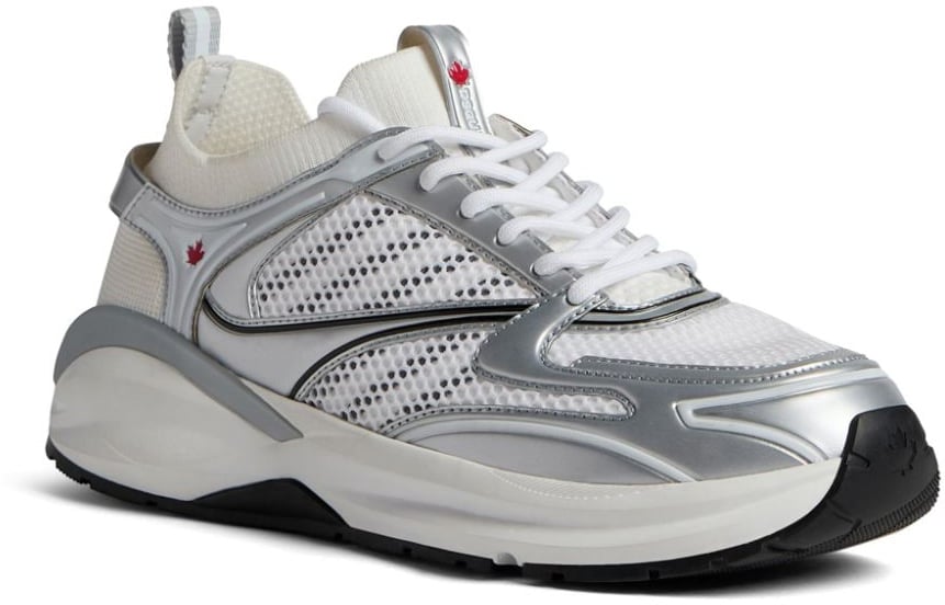 Dsquared2 Sneakers Whiteargento Zilver