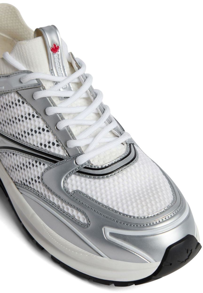 Dsquared2 Sneakers Whiteargento Zilver