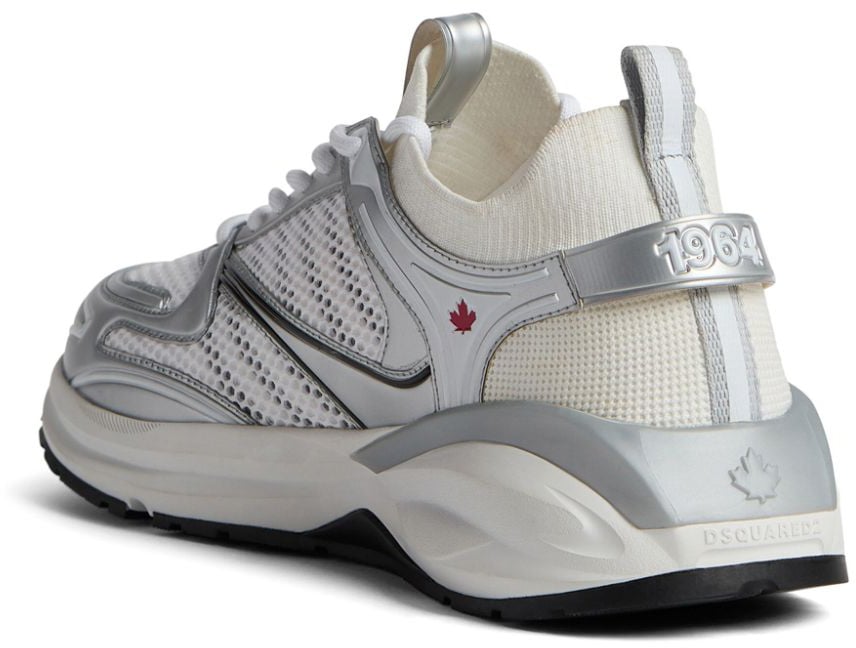 Dsquared2 Sneakers Whiteargento Zilver