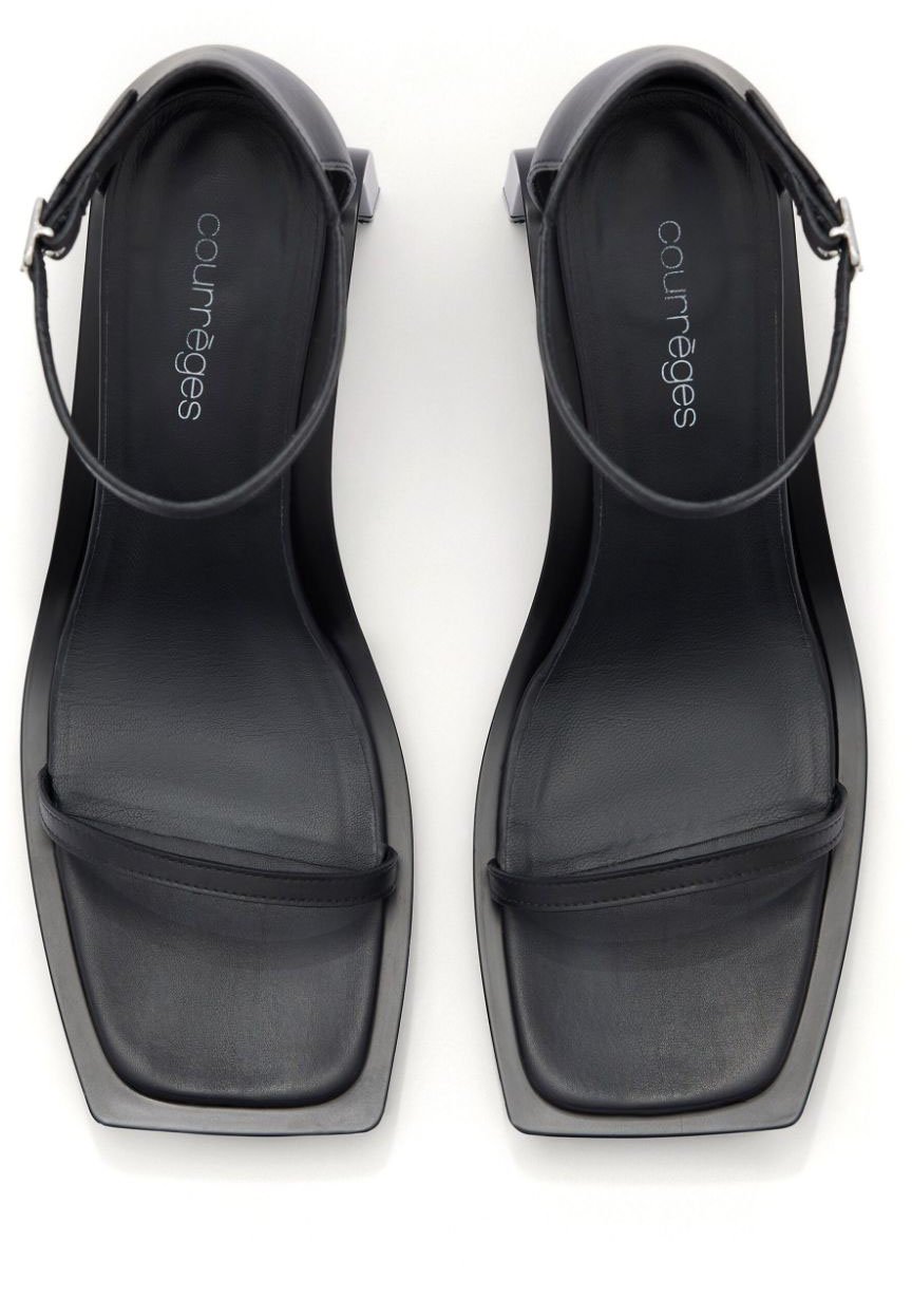 COURREGES Sandals Black Zwart