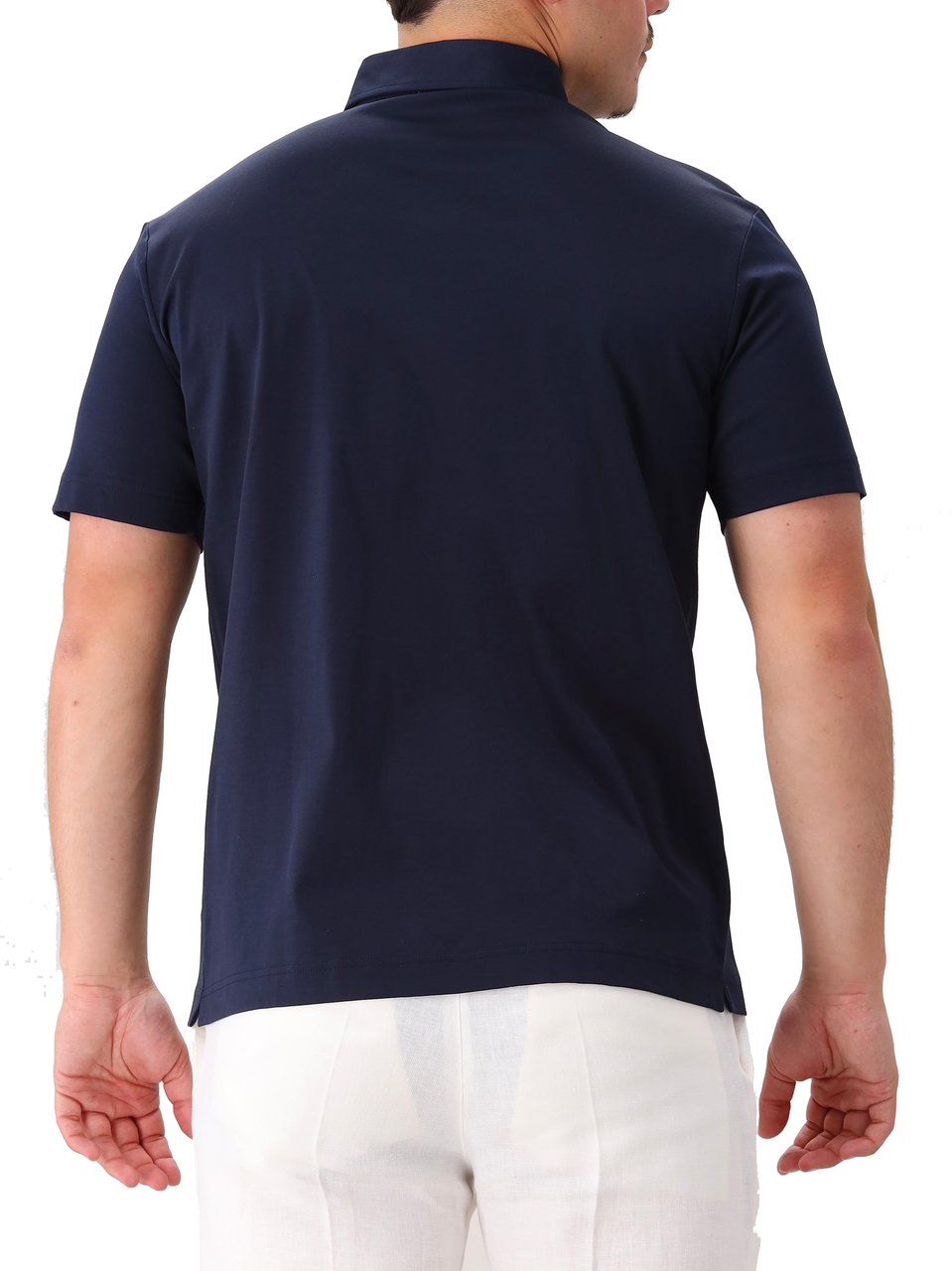 Valenza Heren Interlock Supima Shirt Blauw Blauw