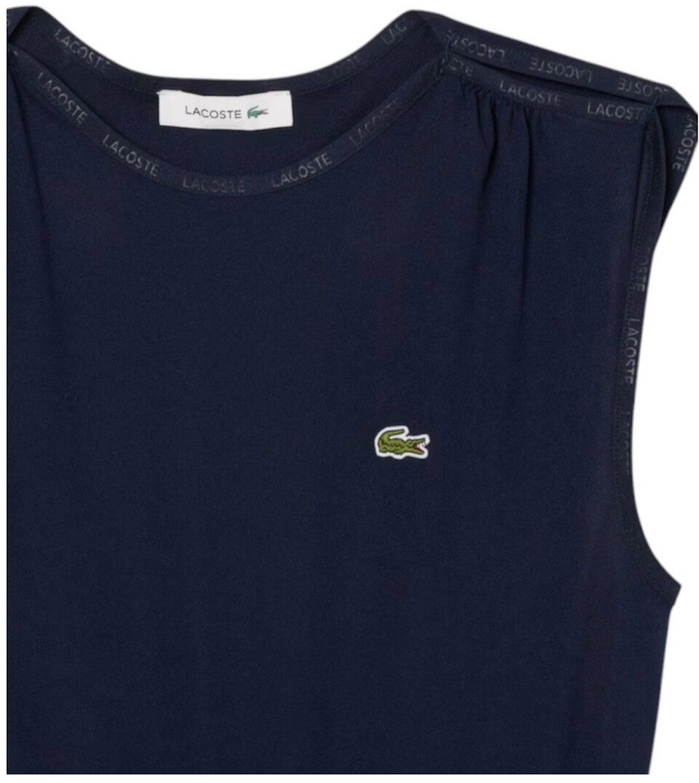 Lacoste Dresses Blue Blauw