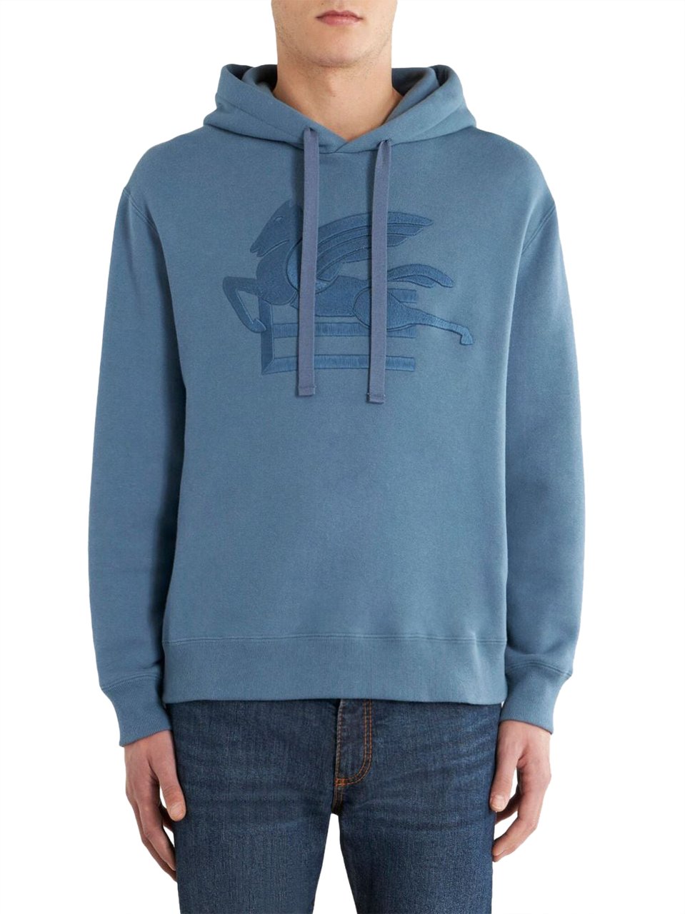 Etro Sweaters Blue Blauw