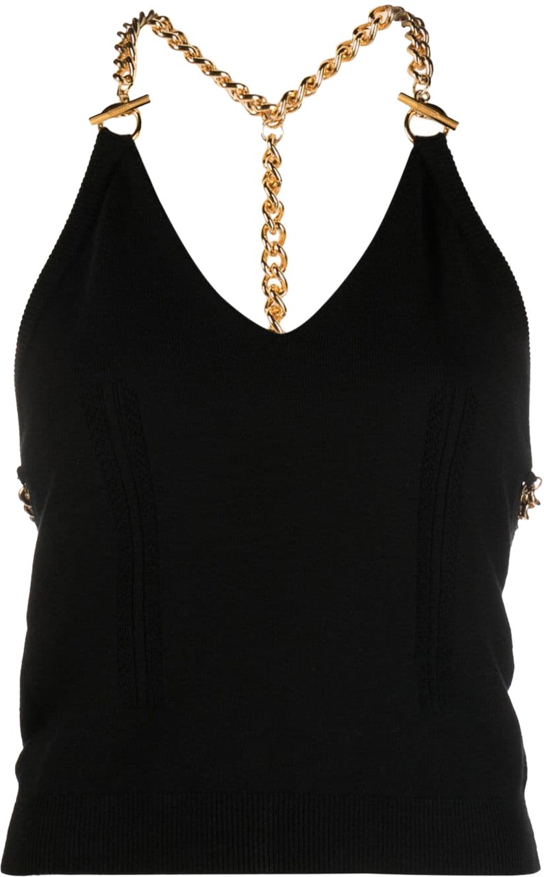 Moschino Top Black Zwart