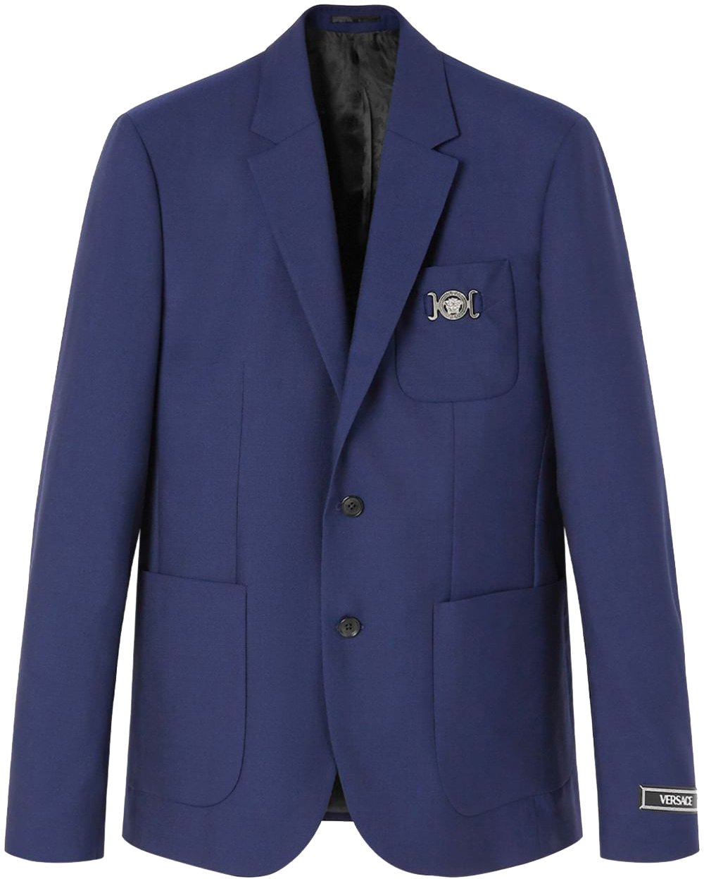 Versace Jackets Blue Blauw