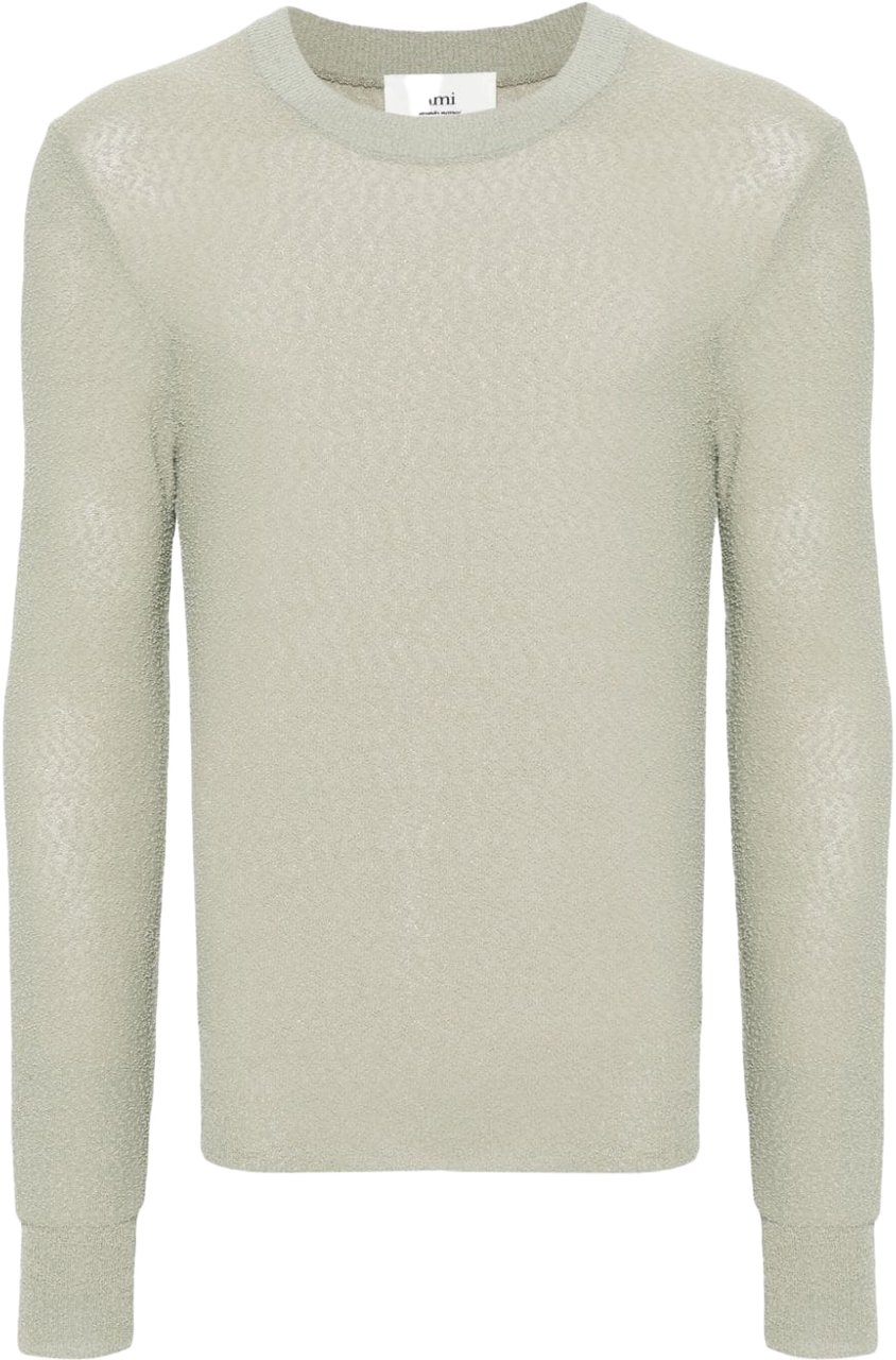 AMI Paris Sweaters Sage Groen