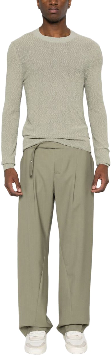 AMI Paris Sweaters Sage Groen
