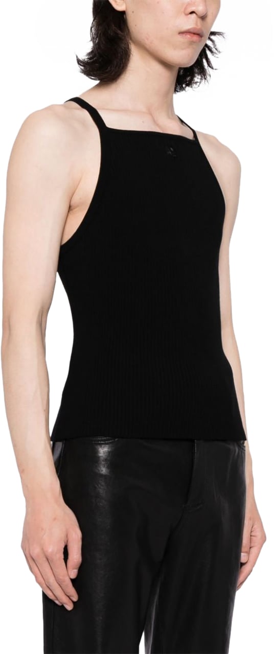 COURREGES T-Shirts And Polos Black Zwart