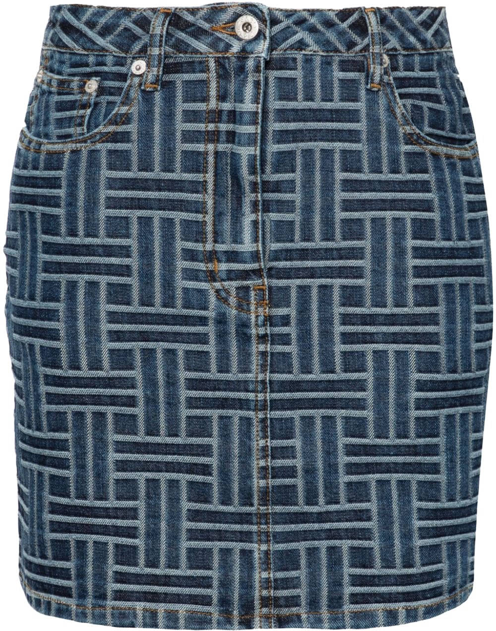Kenzo Skirts Medium Stone Blue Blauw
