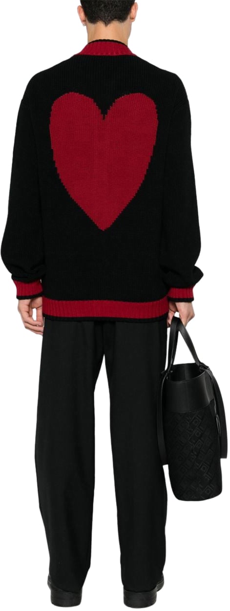 Moschino Sweaters Multi Black Zwart