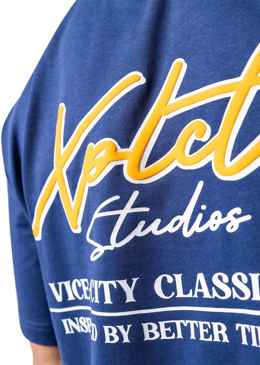 XPLCT Studios Vice T-Shirt Blauw