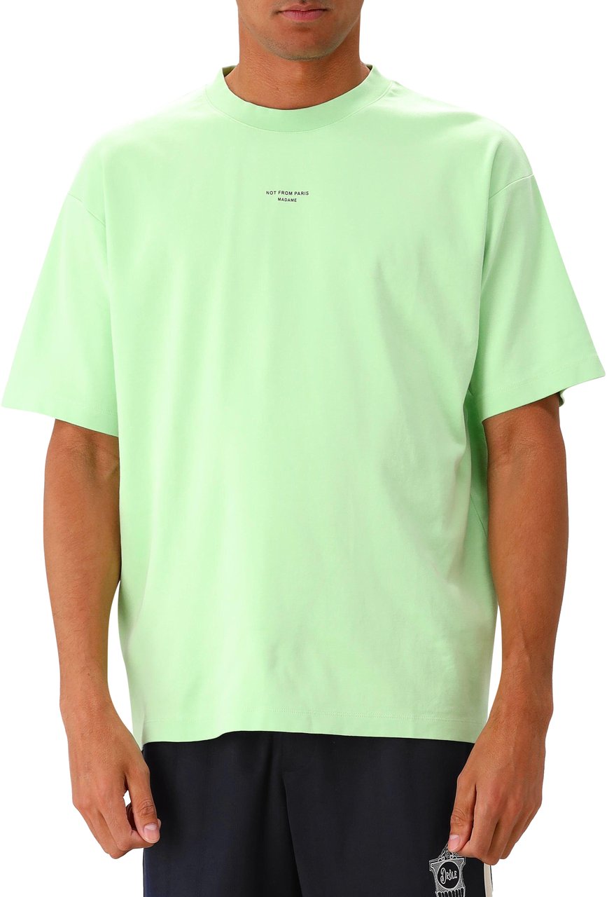 Drôle de Monsieur T-Shirts And Polos Light Green Groen