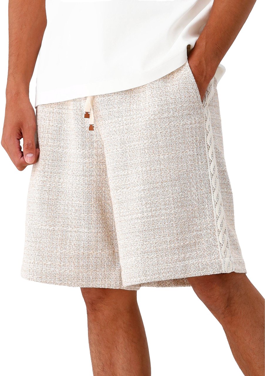 Drôle de Monsieur Drôle de Monsieur Korte Broek Beige Tweed Beige