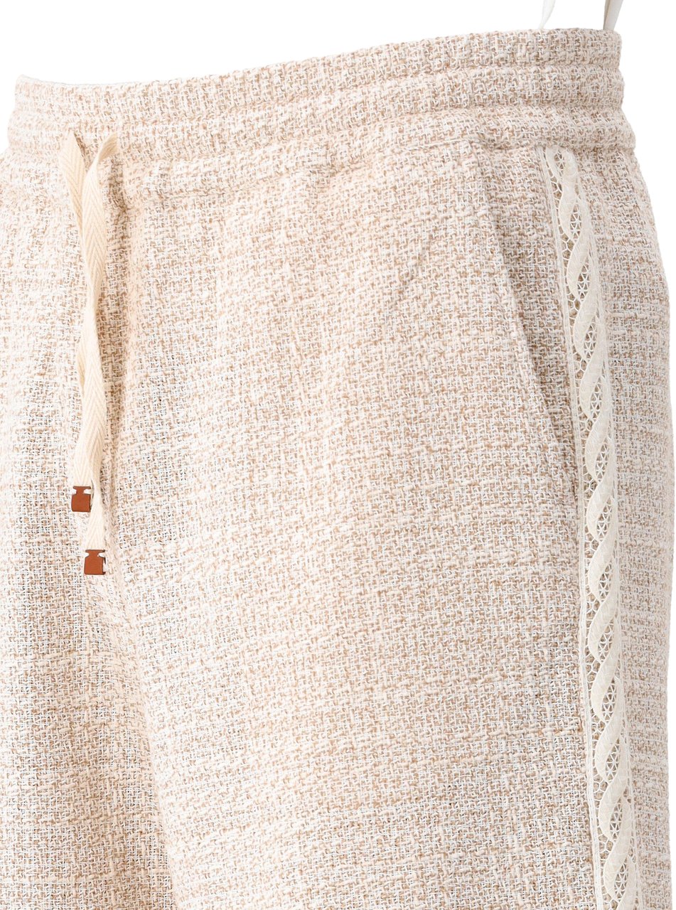 Drôle de Monsieur Drôle de Monsieur Korte Broek Beige Tweed Beige