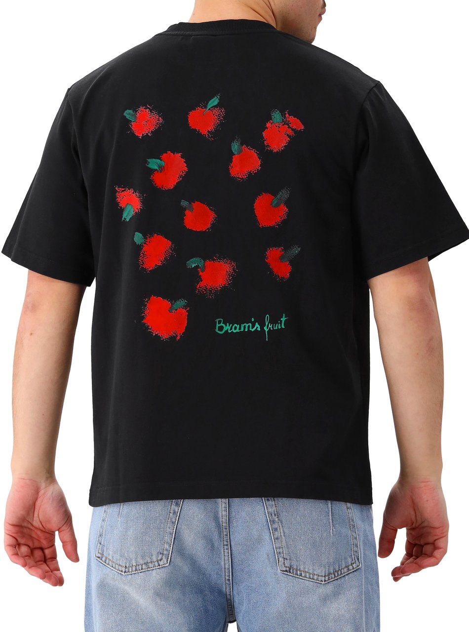 Bram's Fruit Fruit Acrylic T-Shirt - Black Zwart