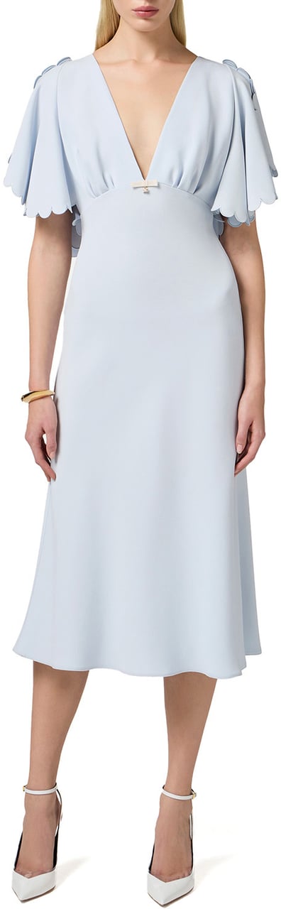 Elisabetta Franchi Dresses Light Blue Blauw