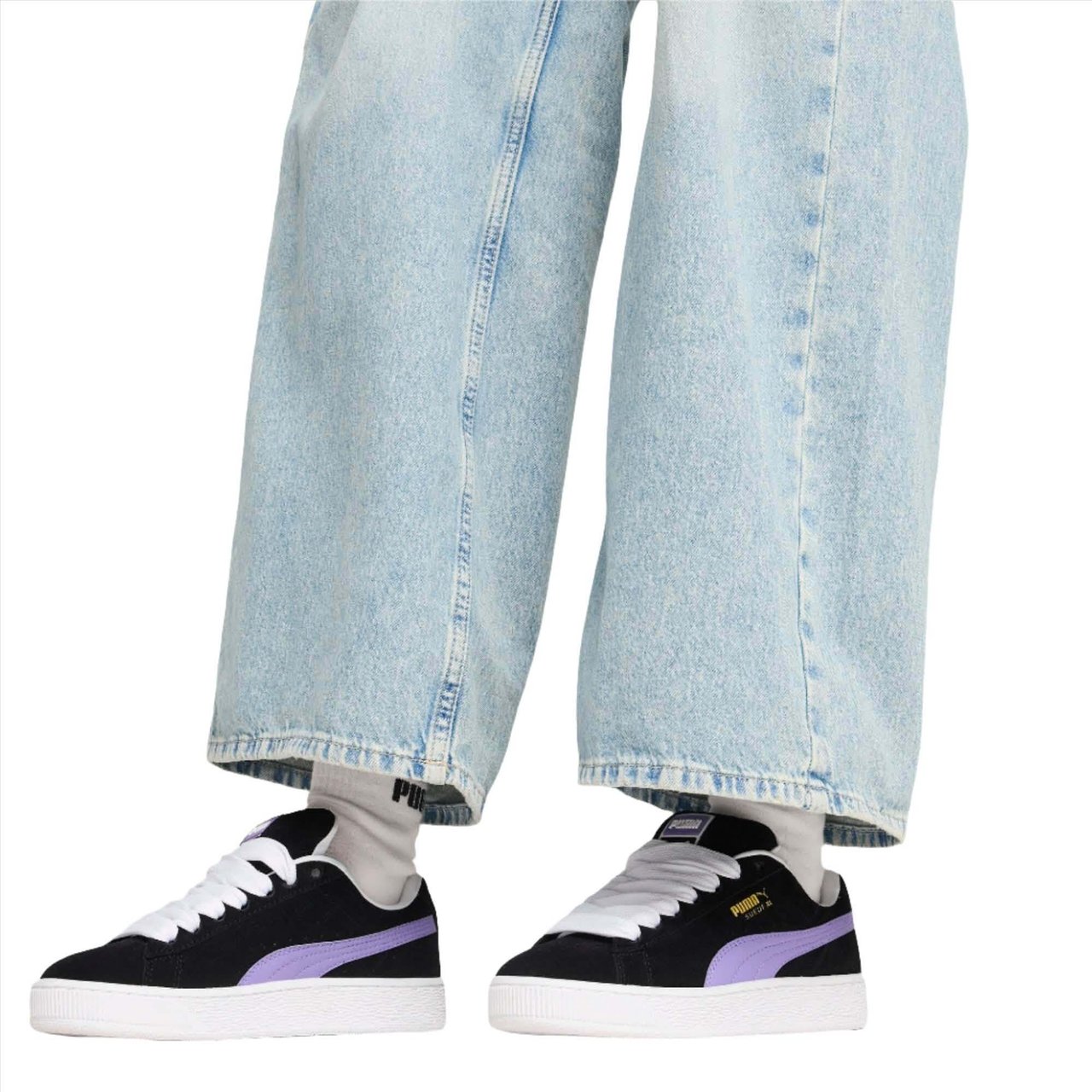 Puma Puma Suede XL Sneaker Zwart Paars Paars