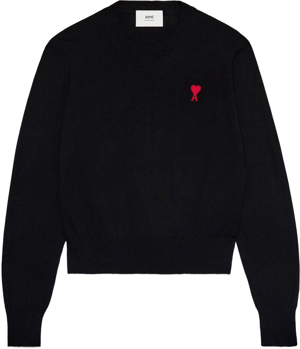 AMI Paris Sweaters Black Black Zwart