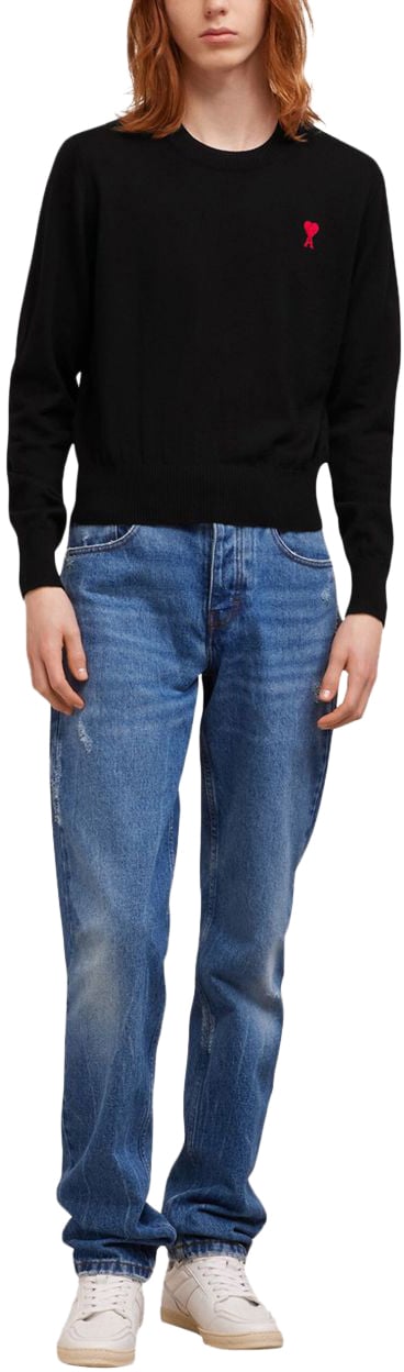 AMI Paris Sweaters Black Black Zwart