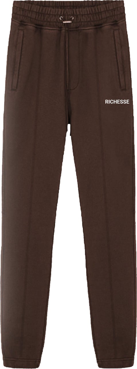 Richesse LOGO TRACKPANTS COFFEE Divers
