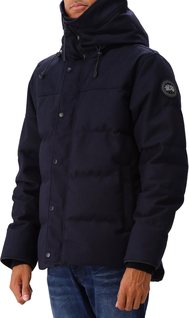 Canada Goose Macmillan Parka Wool - Black Label Blauw