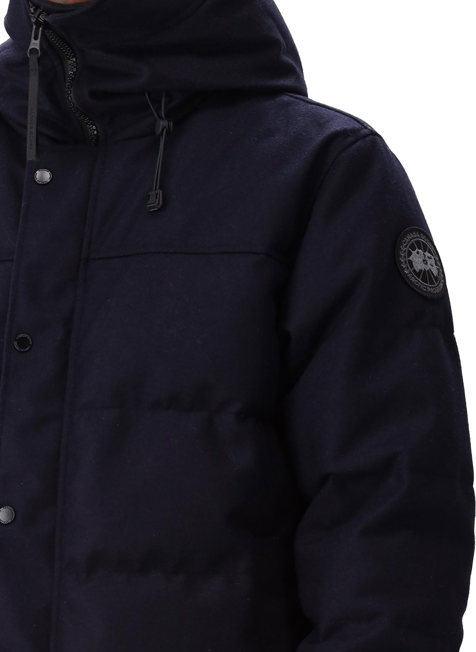 Canada Goose Macmillan Parka Wool - Black Label Blauw