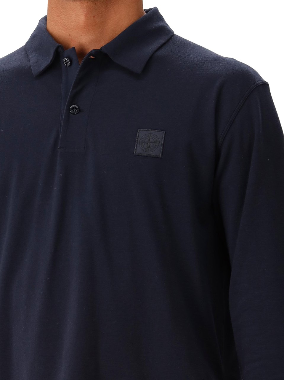 Stone Island Ls Polo Blauw