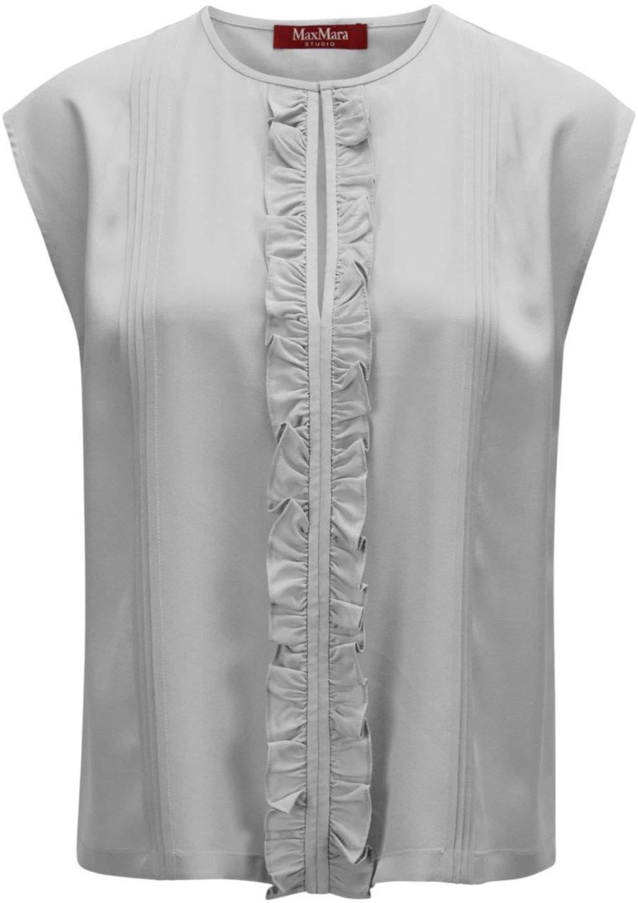 Max Mara Top Grey Grijs