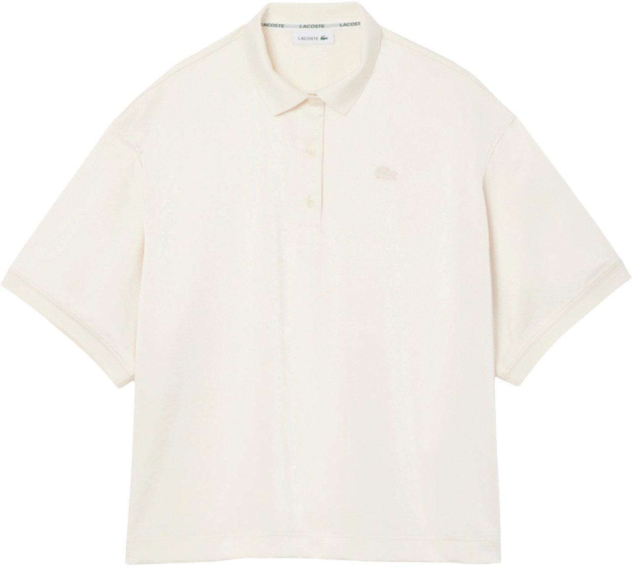 Lacoste Shirts Cream Wit