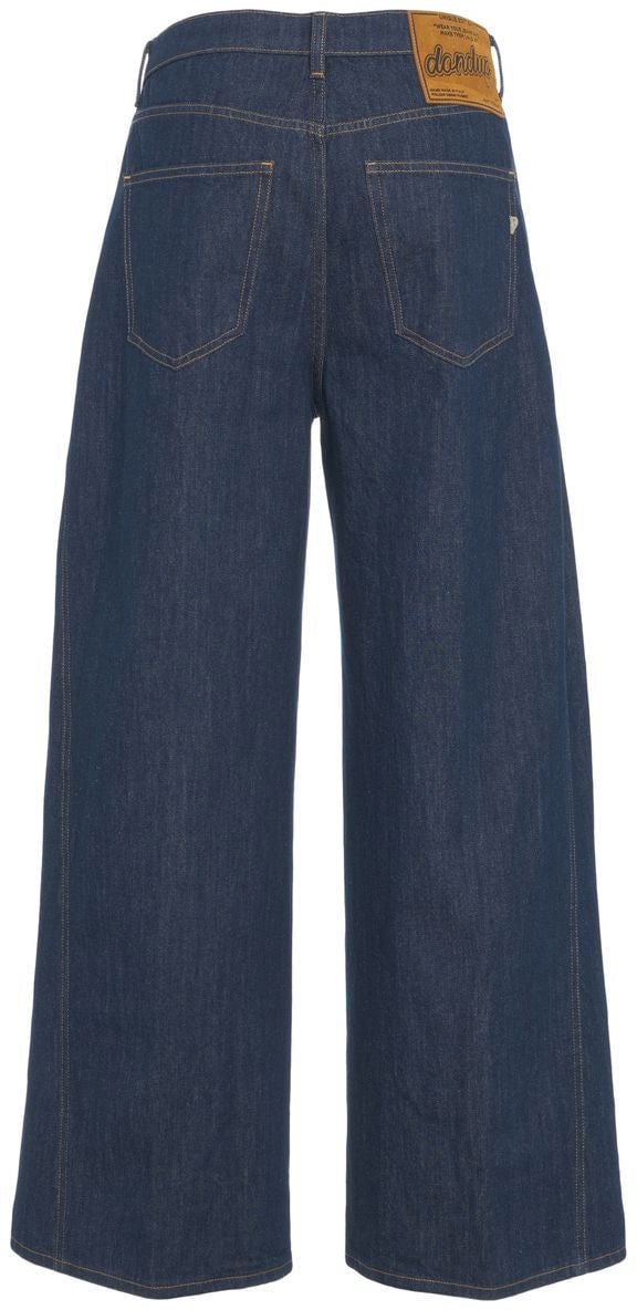 Dondup Wide leg jeans 'Cristy' Blauw