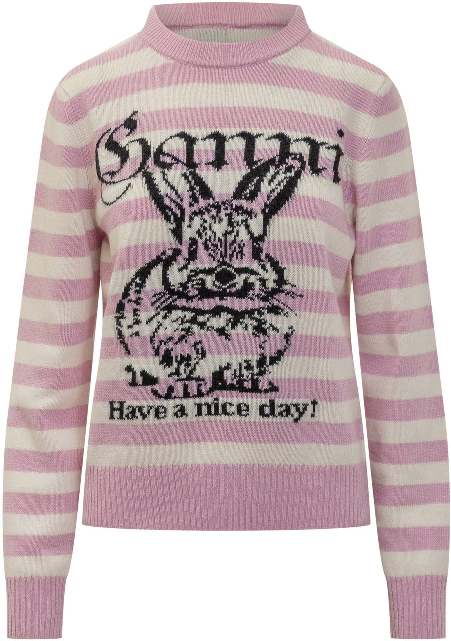 Ganni Sweaters Pink Roze