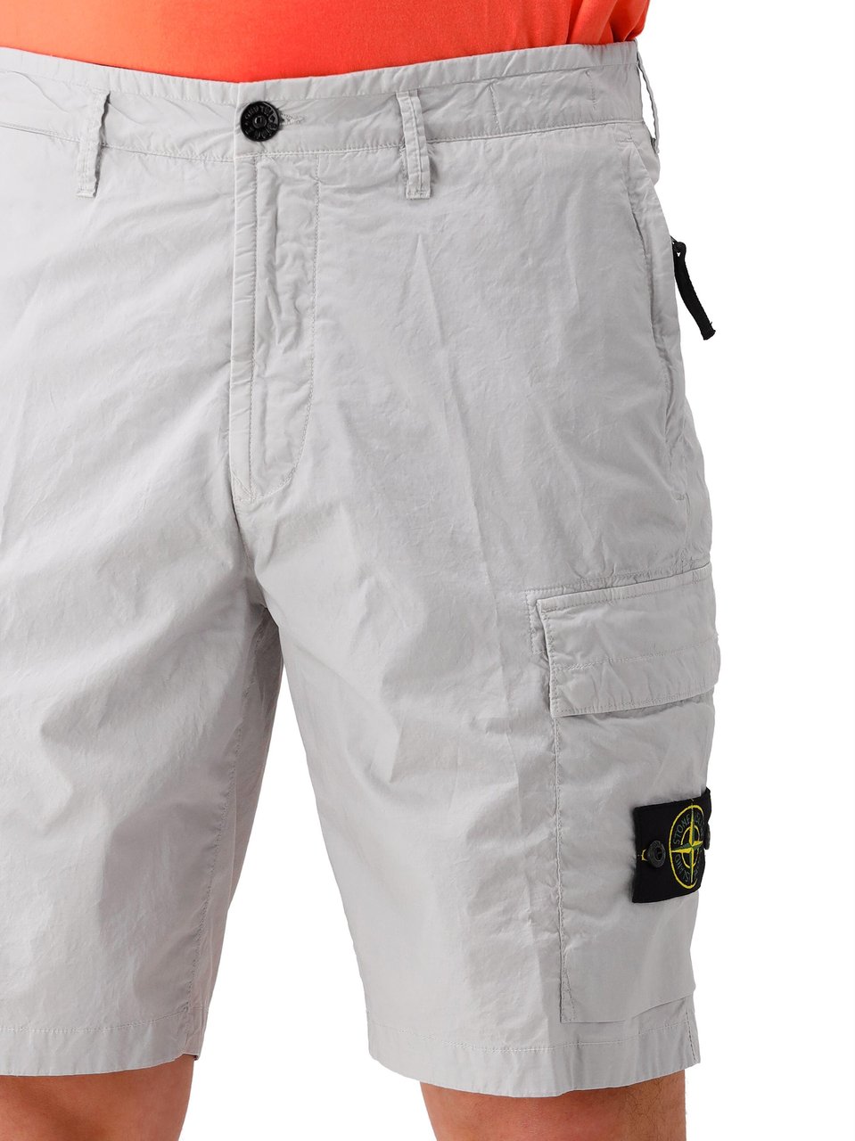 Stone Island Stone Island Korte Broek Grijs Bermuda Regular Grijs