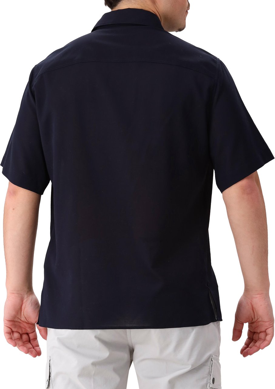 AMI Paris AMI Paris Overhemd Blauw Classic Short Sleeve Blauw