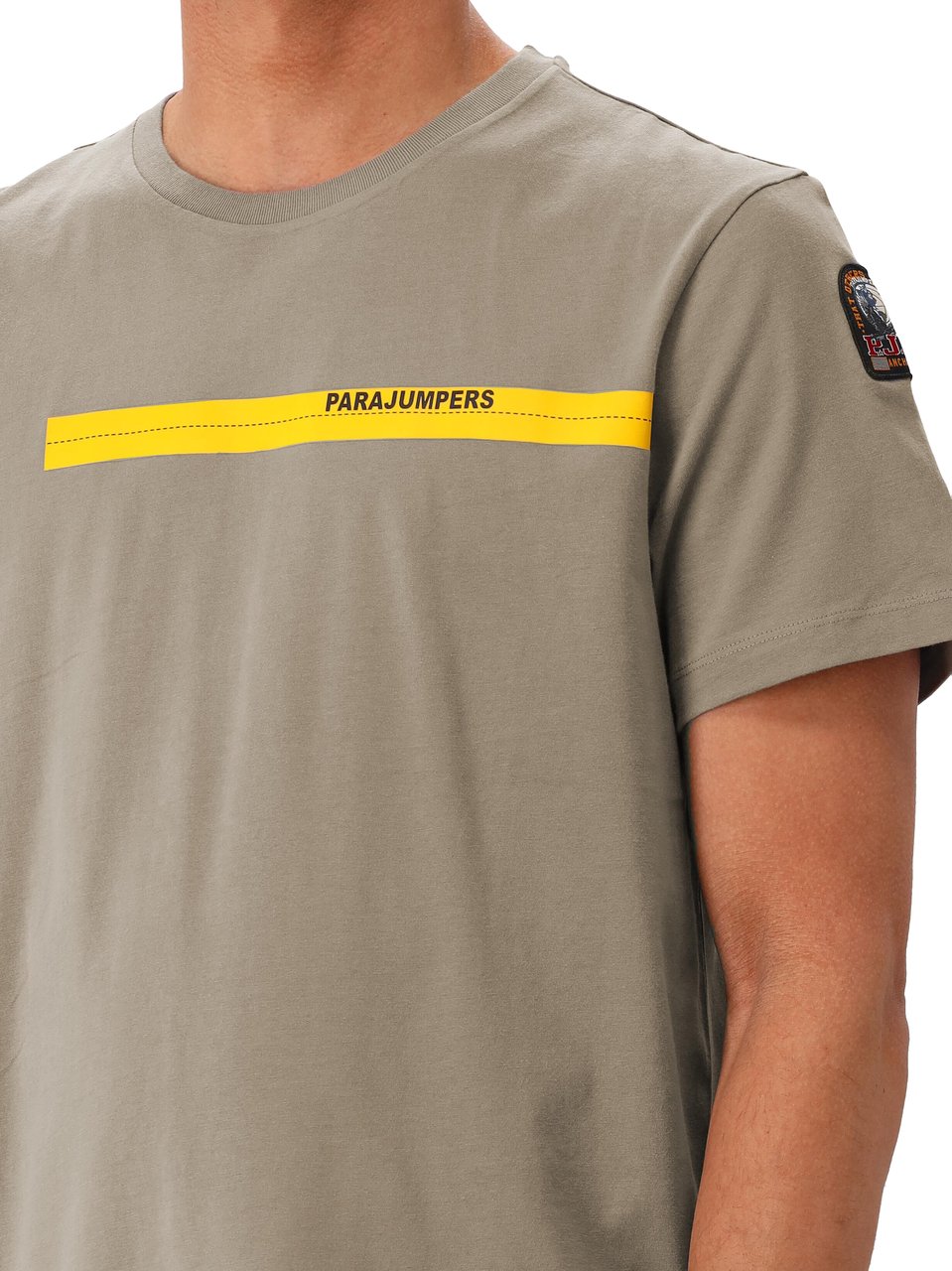 Parajumpers Parajumpers T-shirt Groen Tape Tee Groen