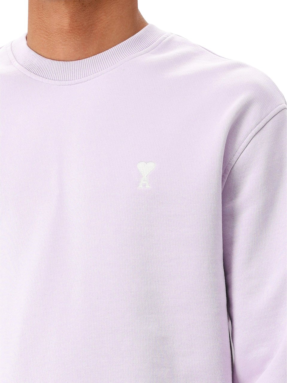 AMI Paris Ami Paris Sweater Lilla Loopback Roze