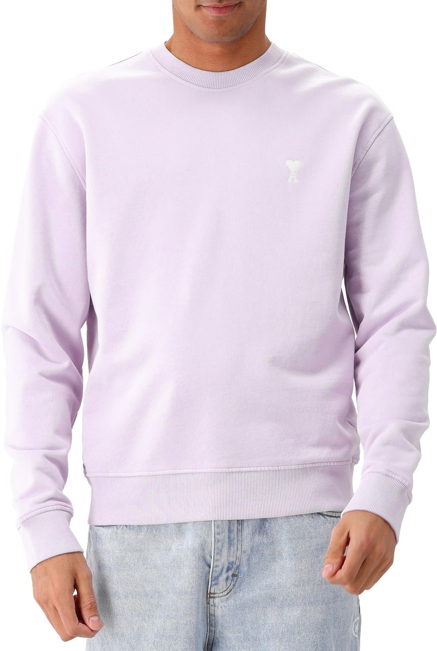AMI Paris Ami Paris Sweater Lilla Loopback Roze