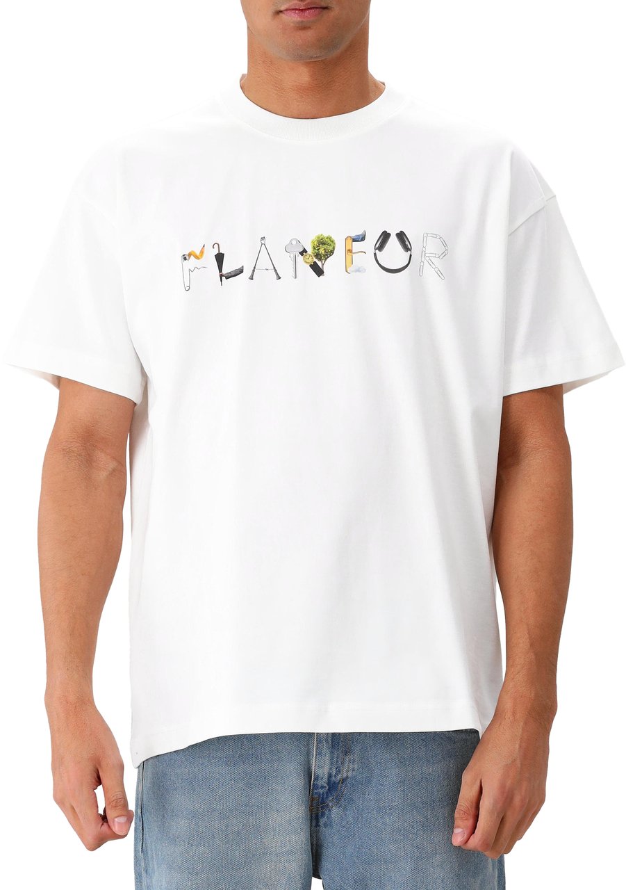 FLÂNEUR Objects T-Shirt | White Wit