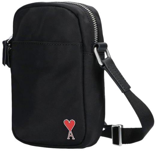 AMI Paris AMI Paris Tas Zwart Phone Pouch Zwart