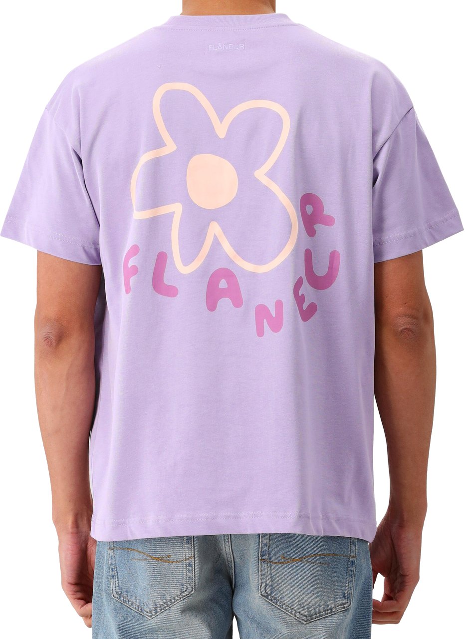 FLÂNEUR Flâneur T-Shirt Paars Blossom Paars